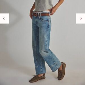 Free People Light Blue Flare Jeans